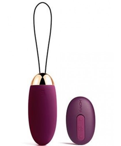 Фиолетовое виброяйцо Elva с пультом ДУ