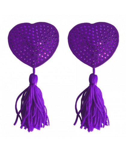 Фиолетовые пестисы-сердечки Tassels Heart