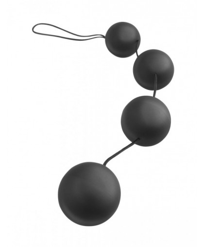Анальная цепочка из 4 шариков из силикона