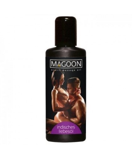 Возбуждающее массажное масло Magoon Indian Love Oil для эротического массажа 100мл