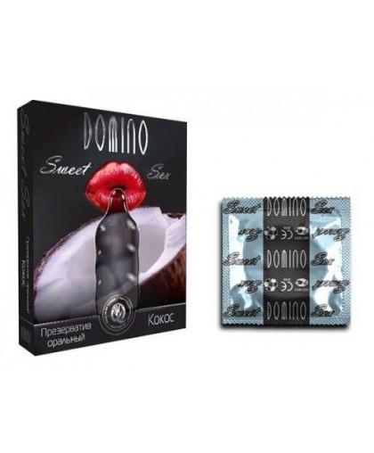 Оральный презерватив со вкусом КОКОСА (3 шт)