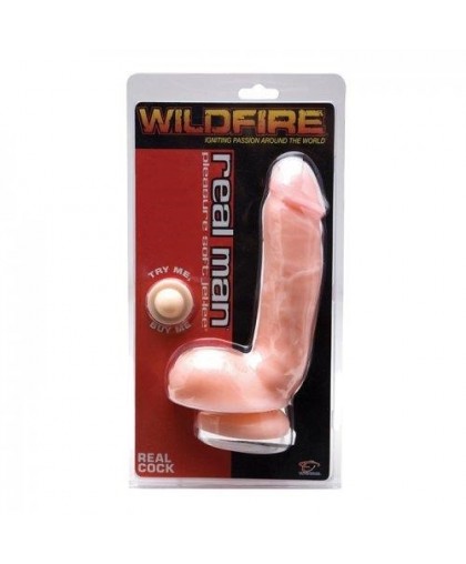 Реалистичный фаллоимитатор 15.25 см Wildfire® Real Man Jel-Lee® Real Cock