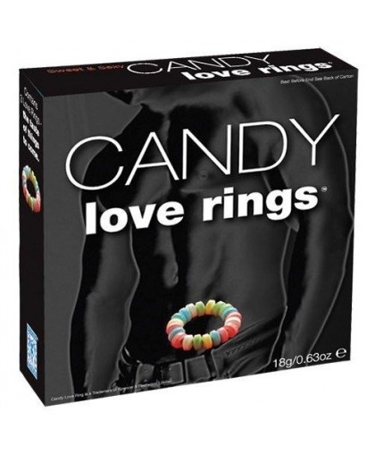 Кольцо эрекционное Candy Love Rings съедобное