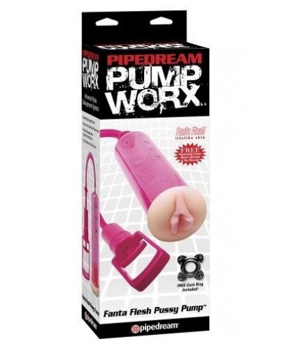 Помпа мужская Pump Worx с насадкой-вагиной