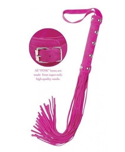 Плеть Deluxe Whip многохвостная розовая