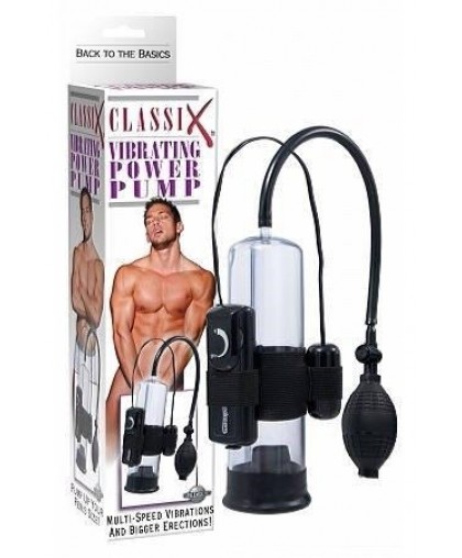 Помпа мужская Classix Vibrating Pump с вибрацией