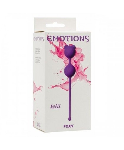 Вагинальные шарики Emotions Foxy Purple
