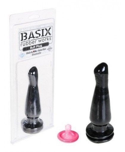 Втулка на присоске Butt Plug BASIX Rubber Works