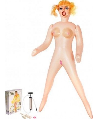 Кукла для секса caprise на вибрации с насосом