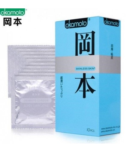 Презервативы Okamoto Skinless Skin Super Lubricative (10 шт)
