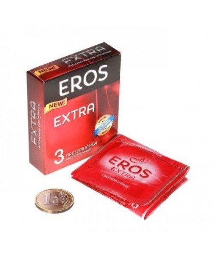 Презервативы EROS EXTRA сверхпрочные (3 шт)