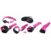 Набор: наручники, наножники, кляп, маска Pink Passion Bondage Kit