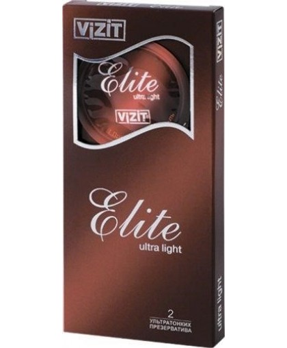 Презервативы VIZIT Elite Ultra light Ультратонкие (2 шт)