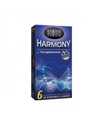 Презервативы Текстурированные Domino Harmony (6 шт)
