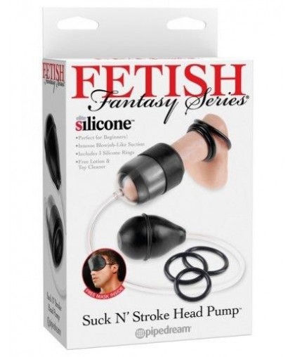 Помпа-насос для головки Fetish Fantasy Series Suck N’ Stroke Head Pump