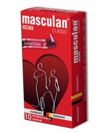 Презервативы Masculan тип 1 "НЕЖНЫЕ" (10 шт.)
