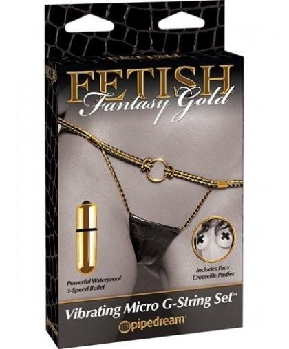G-стринги Vibrating Micro G-String Set