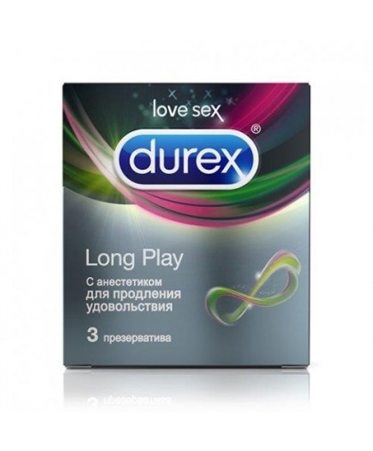 DUREX Long Play Презервативы 3 шт.