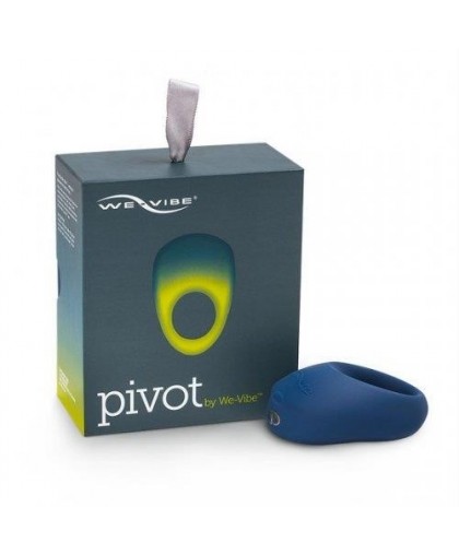 Супер-эластичное эрекционное вибро-кольцо с клиторальным стимулятором Pivot by We-Vibe